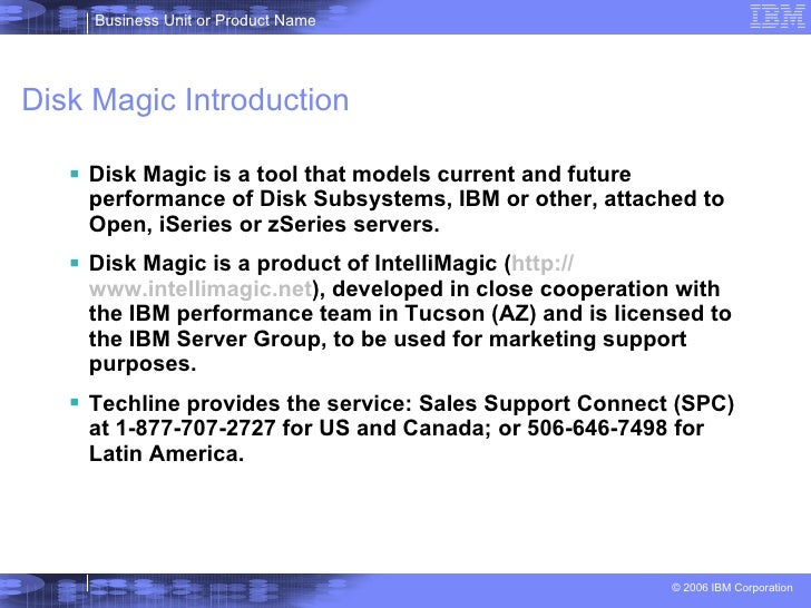 ibm disk magic